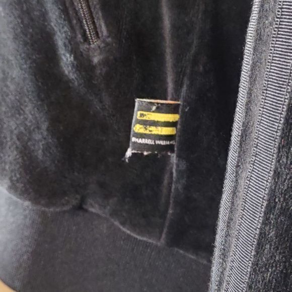 Adidas Originals SST Pharrell Williams Superstar‎ Velour Velvet Jacket Sz L - Picture 6 of 13